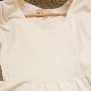 Philosophy peplum sweater top